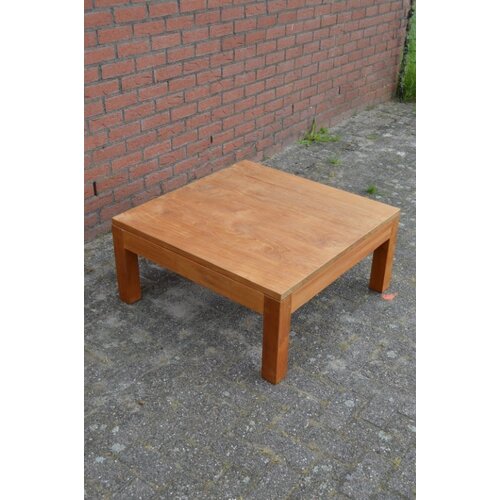 Vierkante salontafel teak 
