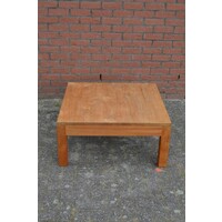 thumb-Vierkante massief teakhouten salontafel naturel-2