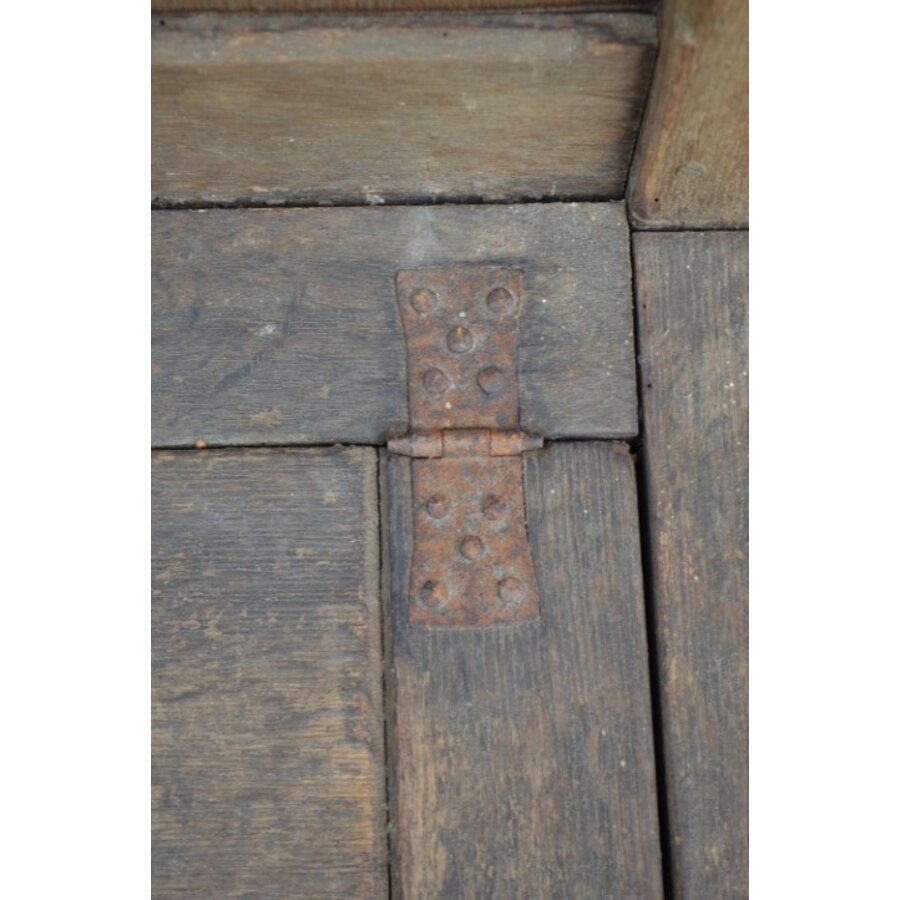 Antieke eiken bakstoel-7