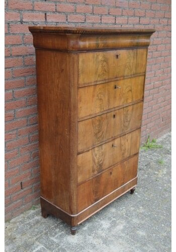 Antieke chiffonnière - ladenkast 