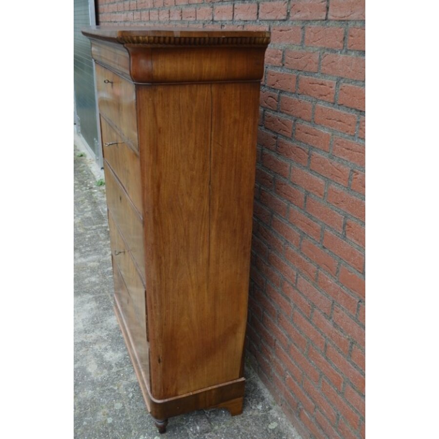 Antieke chiffonnière - ladenkast-6