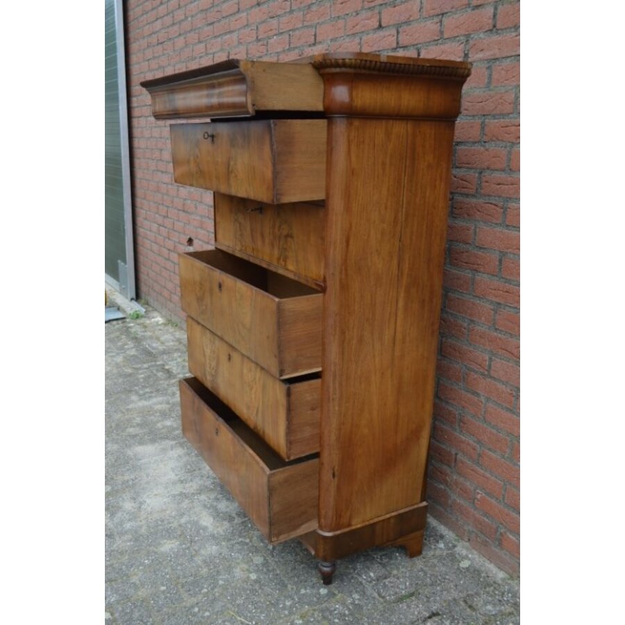 Antieke chiffonnière - ladenkast-7