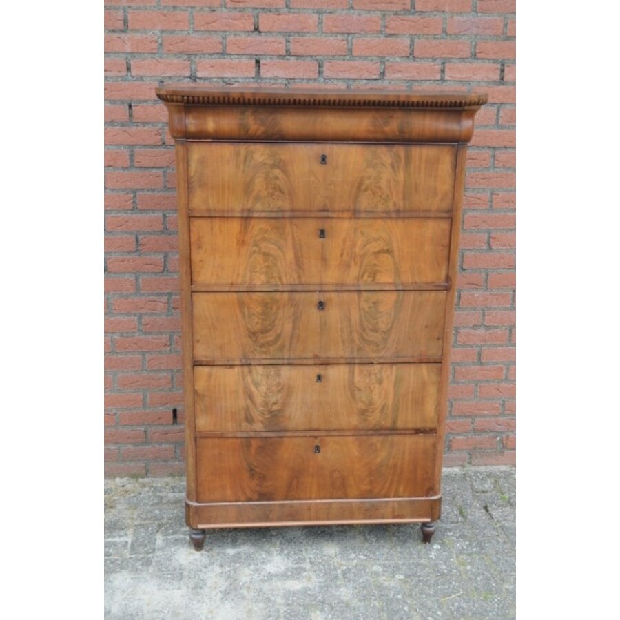 Antieke chiffonnière - ladenkast-10