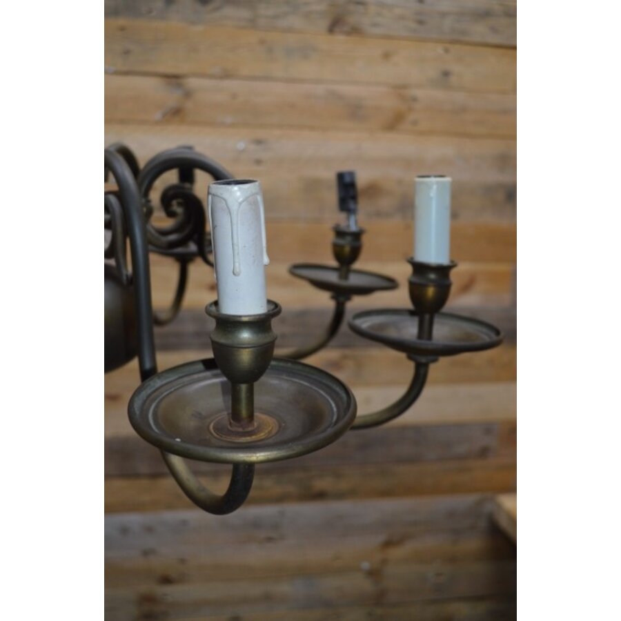 Kroonluchter messing-3