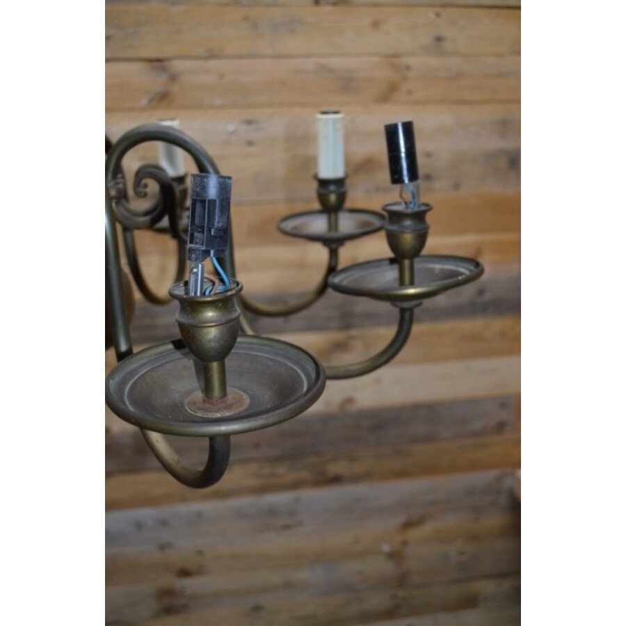 Kroonluchter messing-4