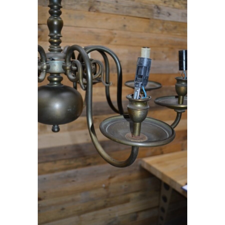 Kroonluchter messing-7