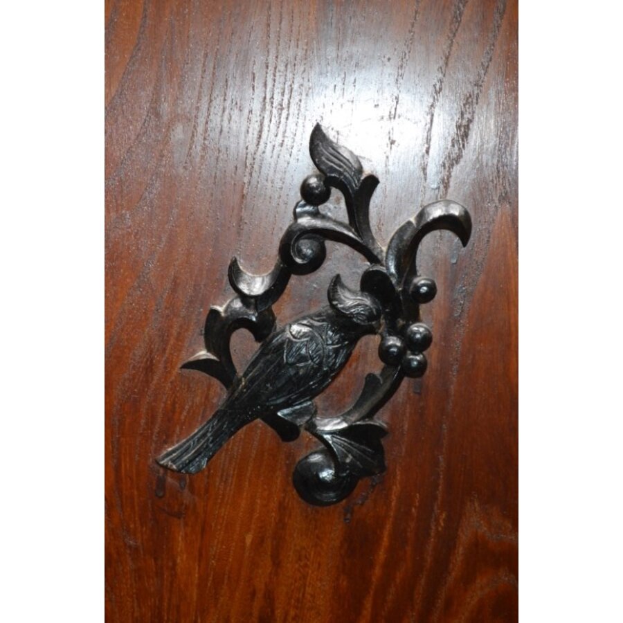 Antieke 2 deurs kledingkast-5