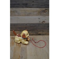 thumb-Vintage trekhondje Snoopy Fisher Price-2