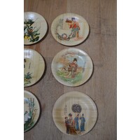 thumb-Aperatiefbordjes van bamboe retro 8 stuks-2