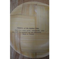 thumb-Aperatiefbordjes van bamboe retro 8 stuks-5