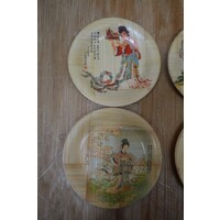 thumb-Retro set van 4 bamboe onderzettertjes uit Taiwan-2