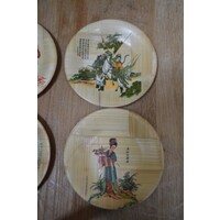 thumb-Retro set van 4 bamboe onderzettertjes uit Taiwan-3