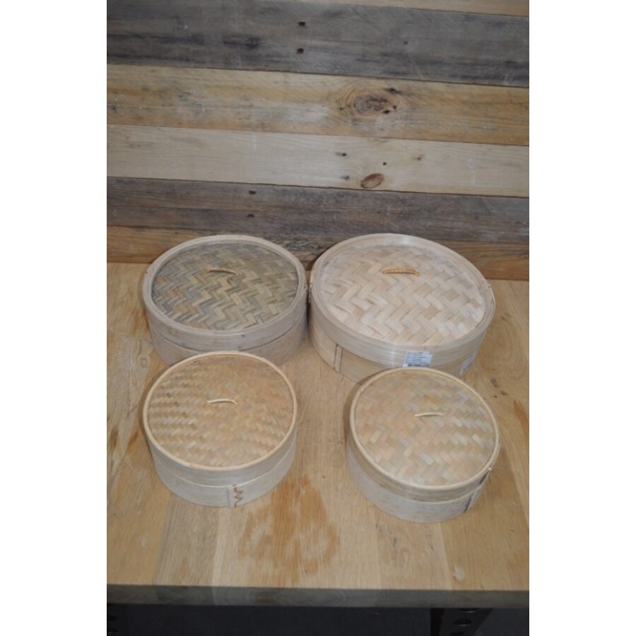 Bamboe stoommanden set van 4-2