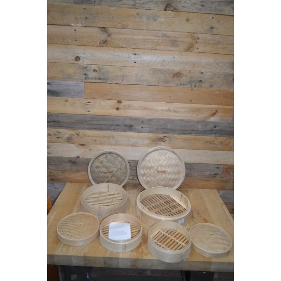 Bamboe stoommanden set van 4-4