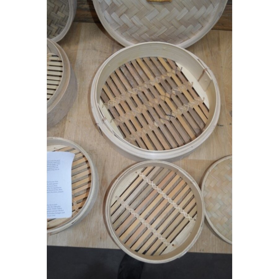 Bamboe stoommanden set van 4-5