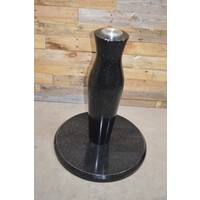 thumb-Zwarte tafelpoot van hout en MDF voor eigen project-1