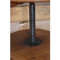 thumb-Art Deco pianokruk van eikenhout met gobelin bekleding-5