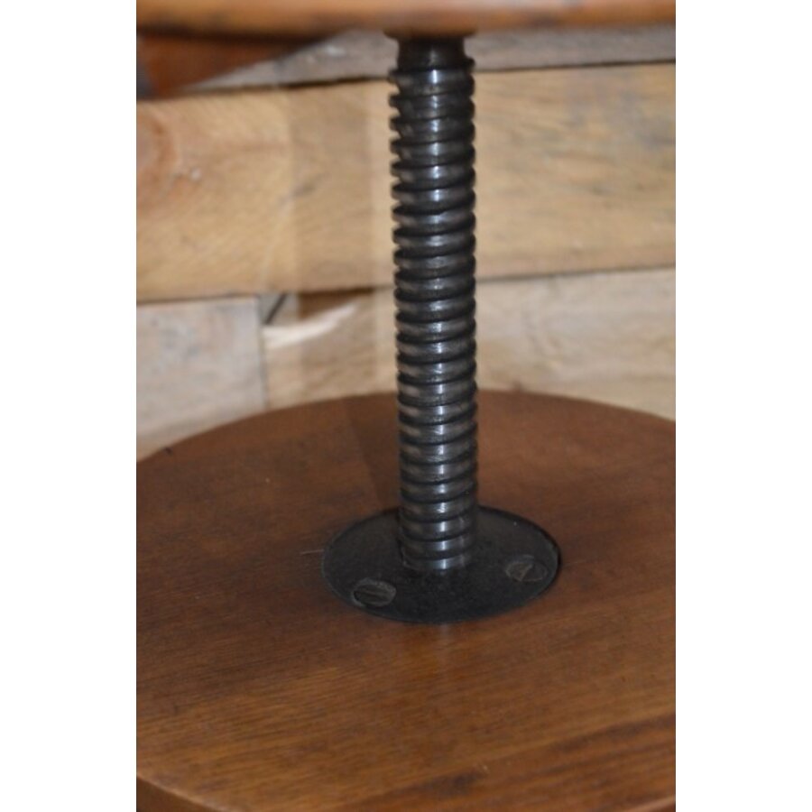 Antieke pianokruk eiken-5