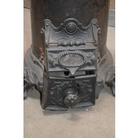 thumb-Antiek Salemander kolen kacheltje gietijzer voor decoratie-2