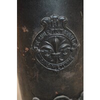 thumb-Antiek Salemander kolen kacheltje gietijzer voor decoratie-5