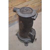 thumb-Antiek Salemander kolen kacheltje gietijzer voor decoratie-6