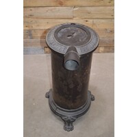 thumb-Antiek Salemander kolen kacheltje gietijzer voor decoratie-9