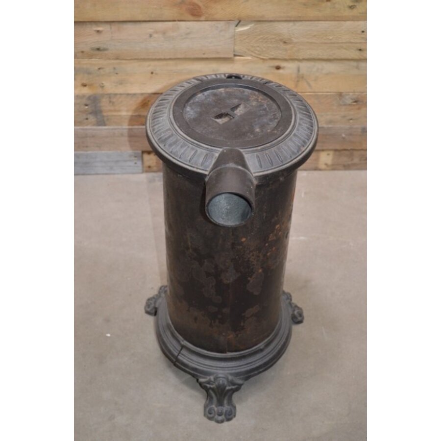 Antiek Salemander kolen kacheltje gietijzer voor decoratie-9