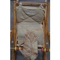 thumb-Ouderwets houten schommelpaard met stoffen zitje-4