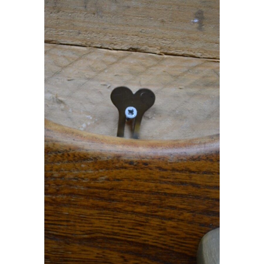 Vintage kapstok met horens-4