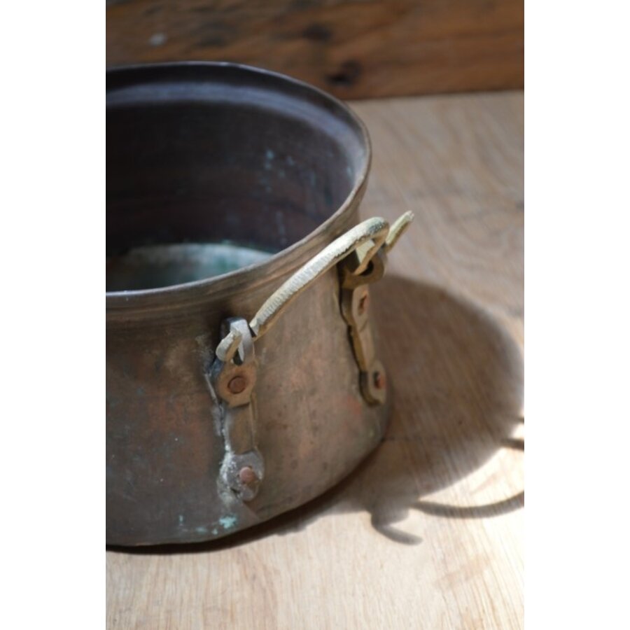 Koperen pannetje retro-3