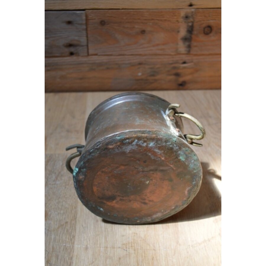 Koperen pannetje retro-5