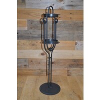 thumb-Metalen sfeerlicht voor theelicht of waxinelichtje-2