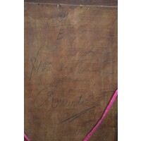 thumb-Spiegel Art-Deco met eikenhouten lijst-7