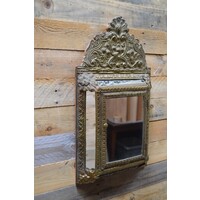 thumb-Borstelkastje met spiegels koperbeslag buitenkant-2