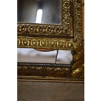 thumb-Borstelkastje met spiegels koperbeslag buitenkant-9