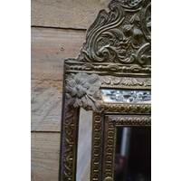 thumb-Borstelkastje met spiegels koperbeslag buitenkant-7