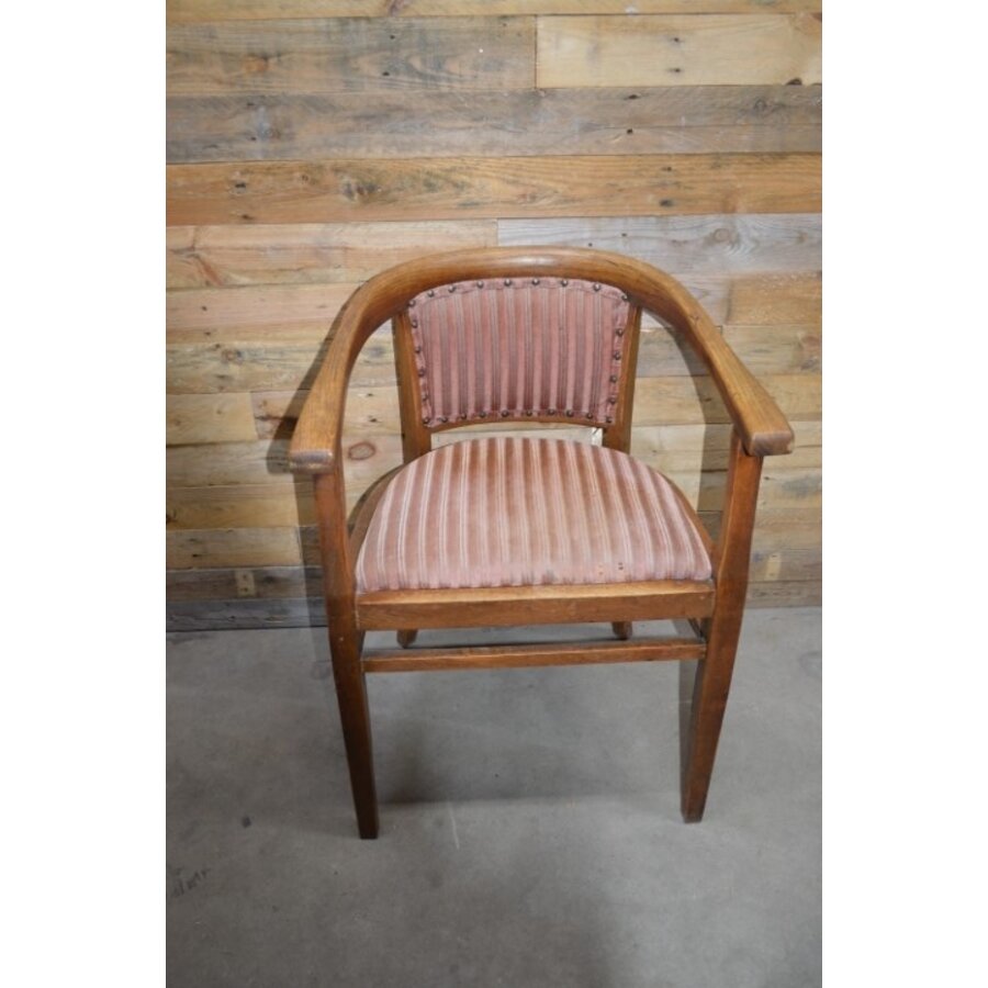 Armstoel oud eiken-2