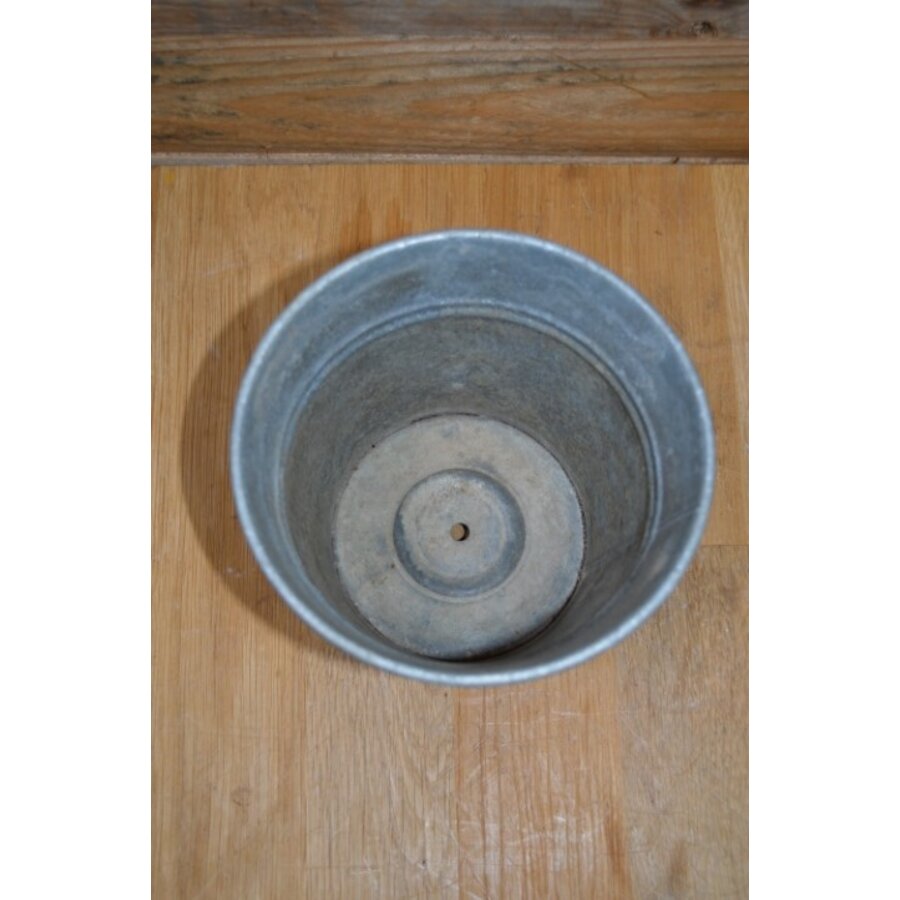 Metalen verzinkt potje-2