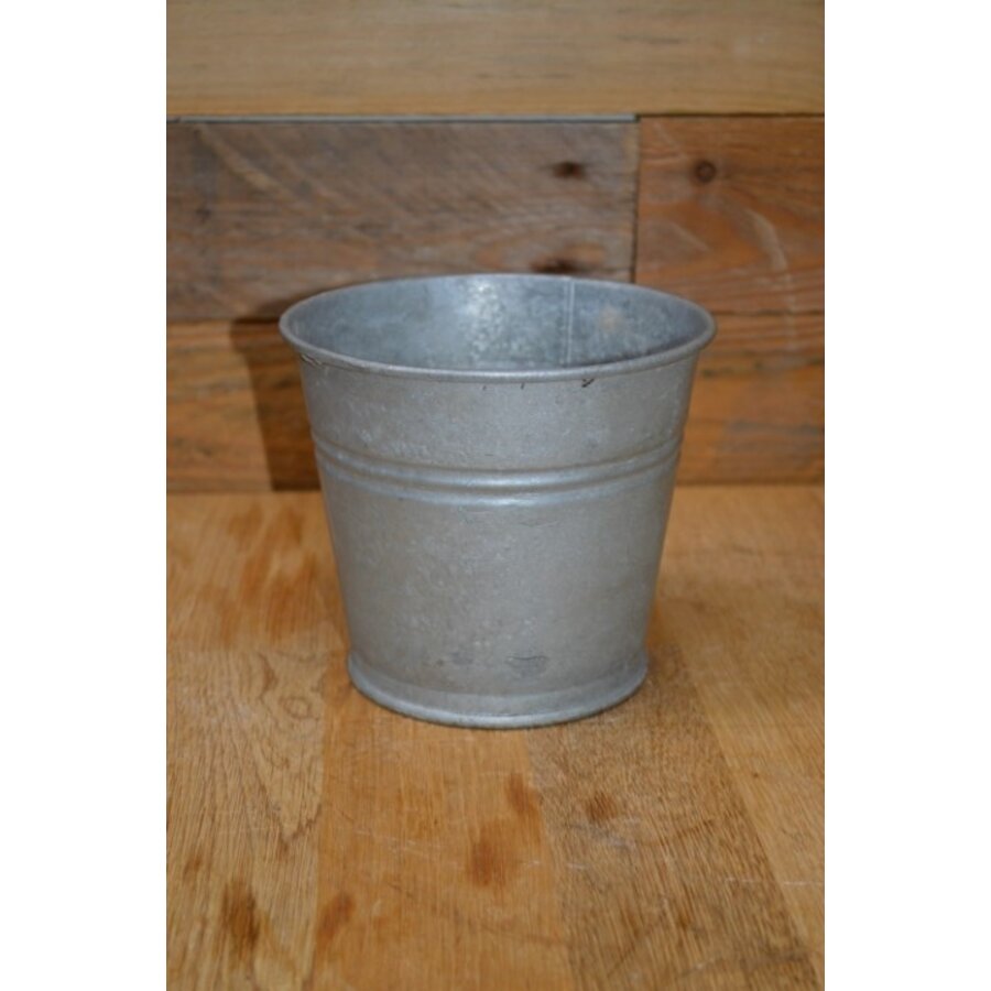 Metalen verzinkt potje-3