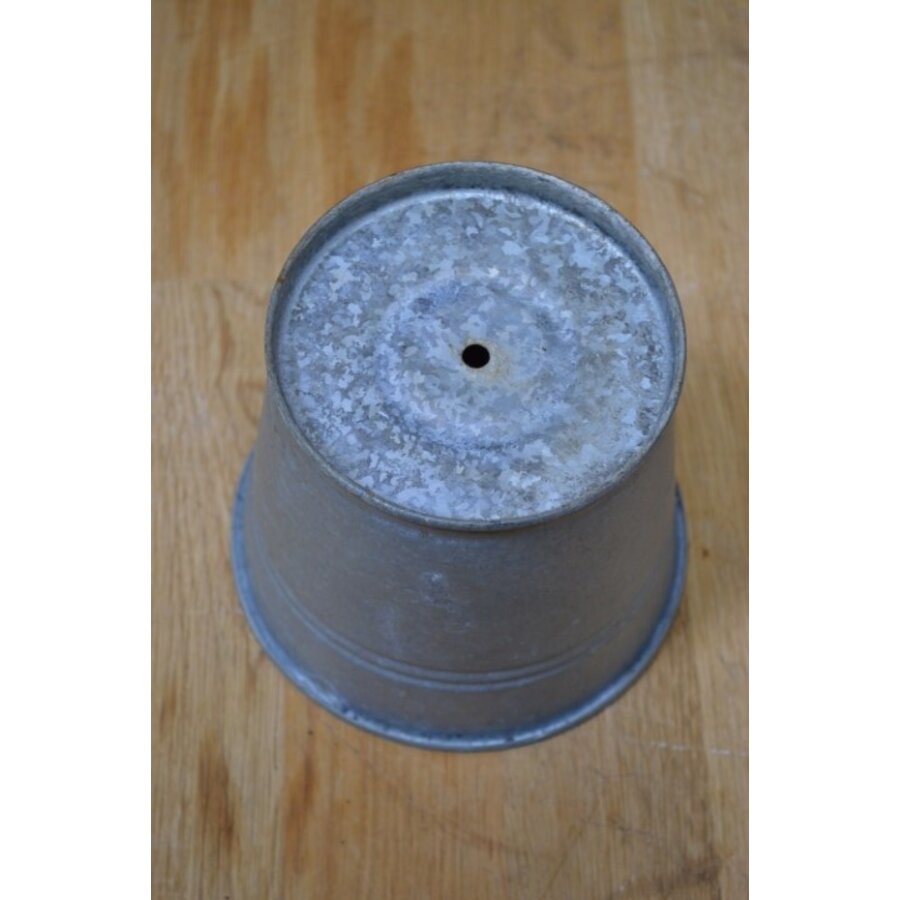 Metalen verzinkt potje-4