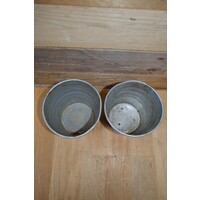 thumb-Set van 2 zinken bloempotjes voor planten en decoratie-3