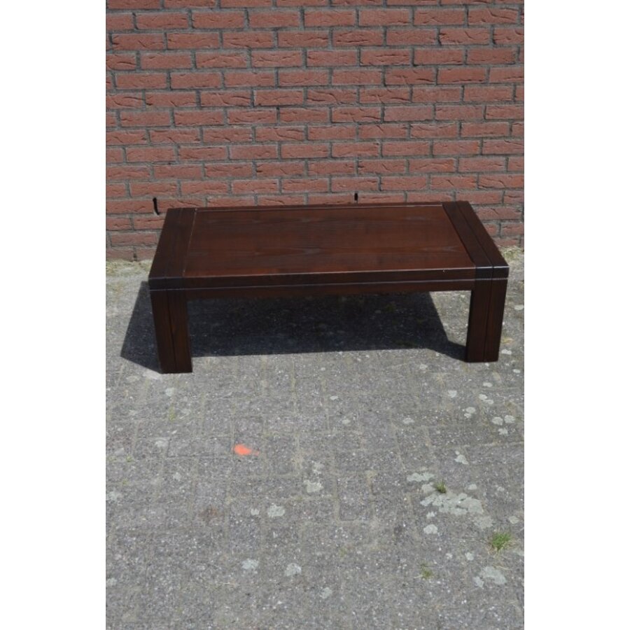 Salontafel donker eiken rechthoekig-1