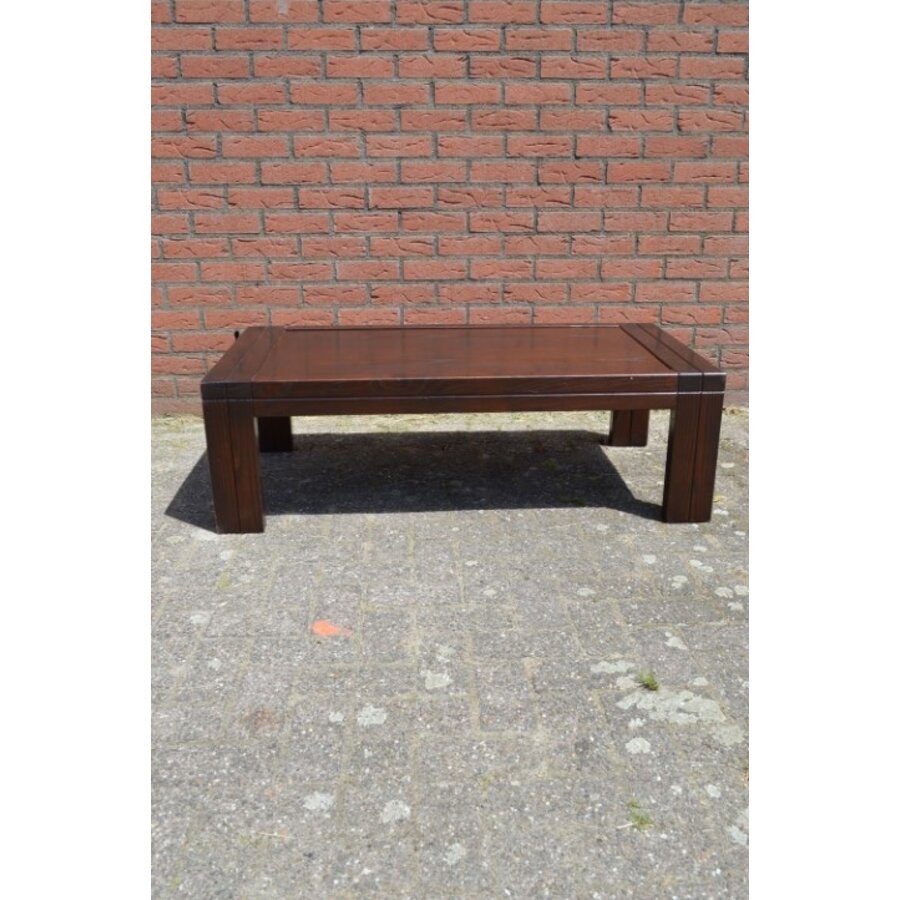 Salontafel donker eiken rechthoekig-5