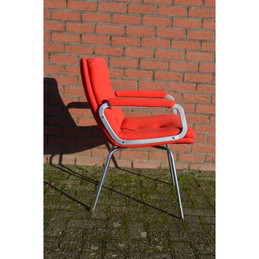Vintage Artifort armstoel ontworpen door Geoffrey Harcourt-1