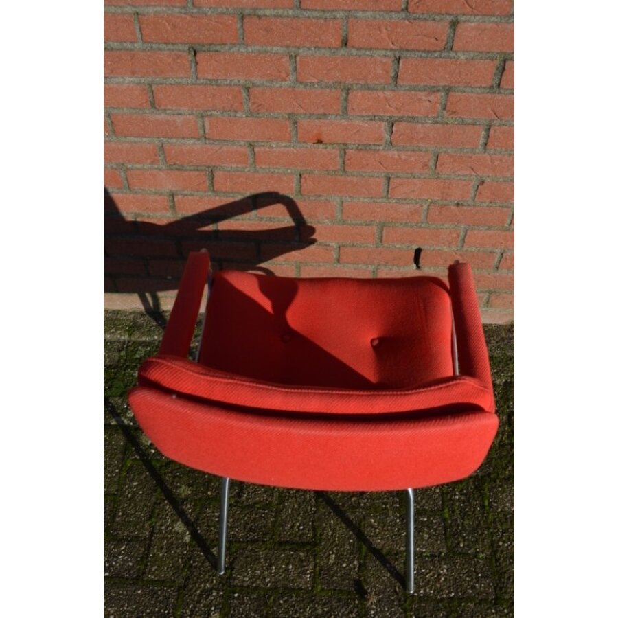 Vintage Artifort armstoel ontworpen door Geoffrey Harcourt-7