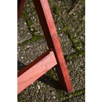 thumb-Opklapbaar houten bijzettafeltje in warm roodbruine kleur-5