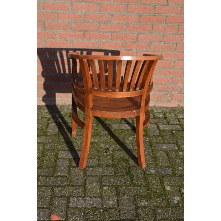 Armstoel van massief teakhout-4