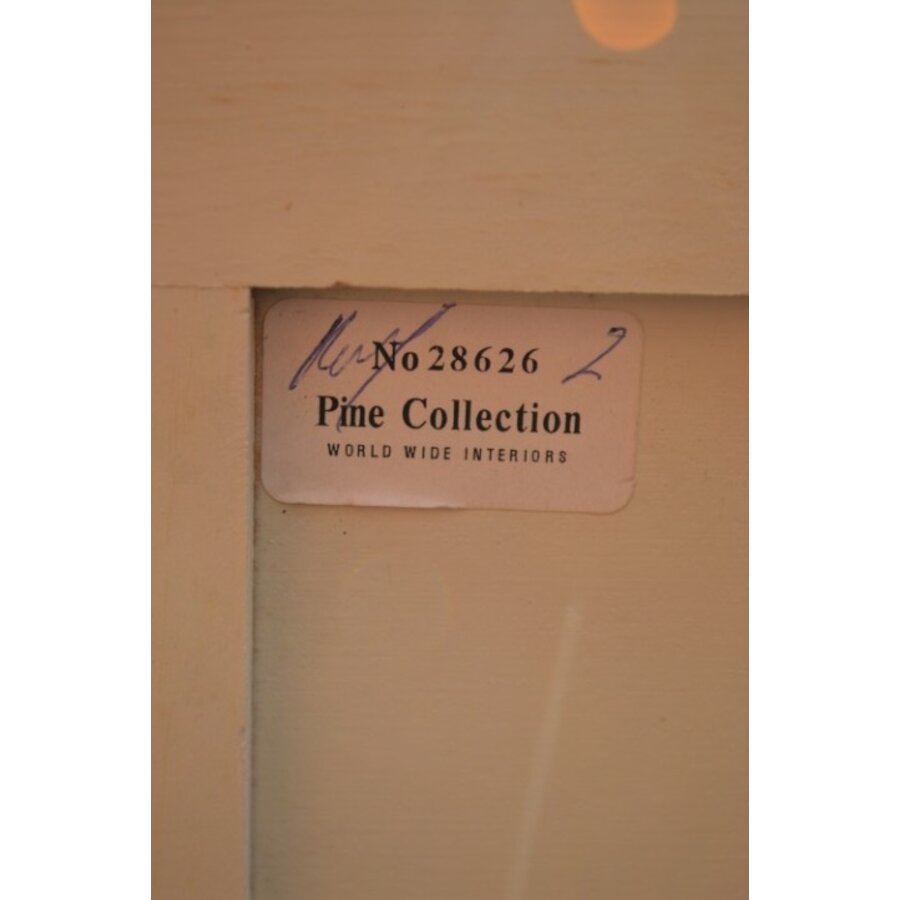 Witte vitrine servies kast-10