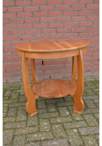 Ronde salontafel in een blanke kleur 