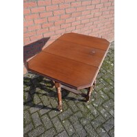 thumb-Engelse klapoortafel van eikenhout met twee klapbladen-4